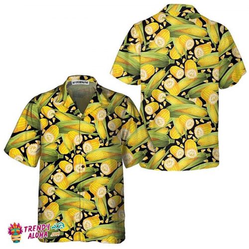 Corn Harvest Hawaiian Shirt, Corn Shirts For Men And Women, Corn Print Shirt