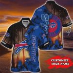 Custom Buffalo Bills NFL Tropical For Summer 2025 Vintage Style Hawaiian Shirt Gift for Men and Women