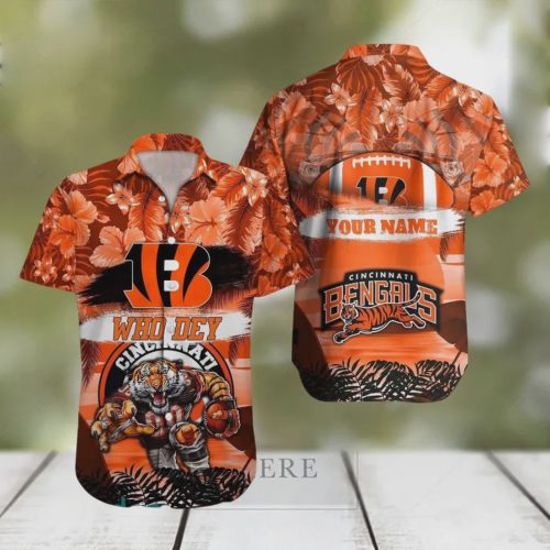 Custom Cincinnati Bengals NFL Summer Gift Hawaiian Shirt Gift for Men and Women