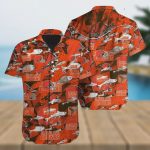 Custom Cleveland Browns NFL Fish Tropical Hawaiian Shirt Gift for Men and Women