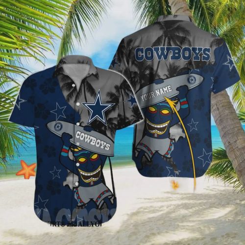 Custom Dallas Cowboys NFL Beach Unisex Full Printed Hawaiian Shirt Gift for Men and Women