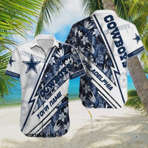 Custom Dallas Cowboys NFL Unisex Full Printed Hawaiian Shirt Gift for Men and Women