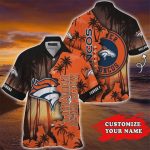 Custom Denver Broncos NFL Tropical Island Hawaiian Shirt Gift for Men and Women