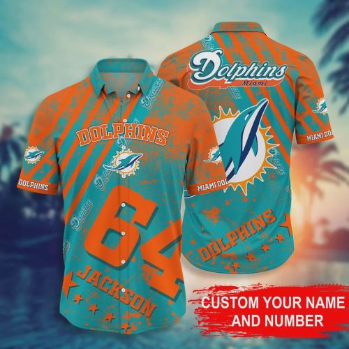 Custom Miami Dolphins NFL Style Hot Trending Hawaiian Shirt Gift for Men and Women