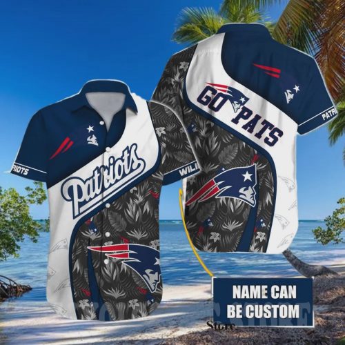 Custom New England Patriots NFL For Fan 3D Hawaiian Shirt Gift for Men and Women