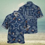 Dalals Cowboys NFL Coconut Tree Pattern Hawaiian Shirt Gift for Men and Women