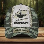 Dallas Cowboys Camo Hunting Classic Cap Gift for Men Dad Father Gift for Men Women