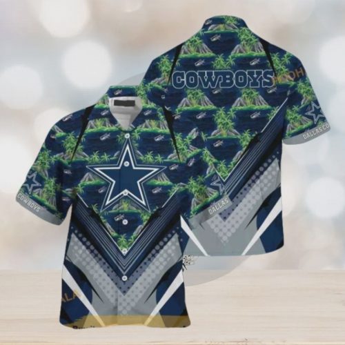 Dallas Cowboys NFL Island 3D Pattern Hawaiian Shirt Gift for Men and Women