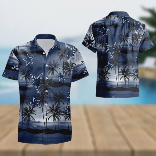 Dallas Cowboys NFL Island Navy Ocean Hawaiian Shirt Gift for Men and Women