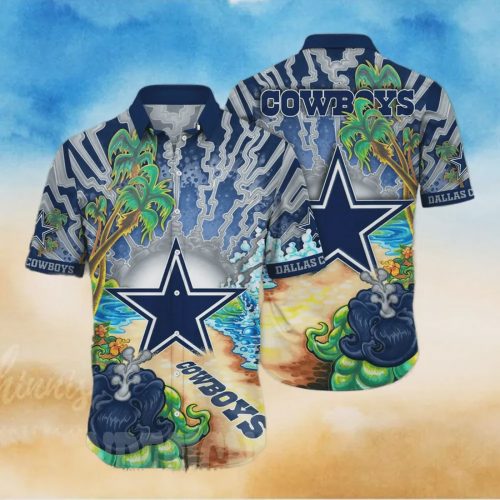 Dallas Cowboys NFL Vacation Vintage Hawaiian Shirt Gift for Men and Women