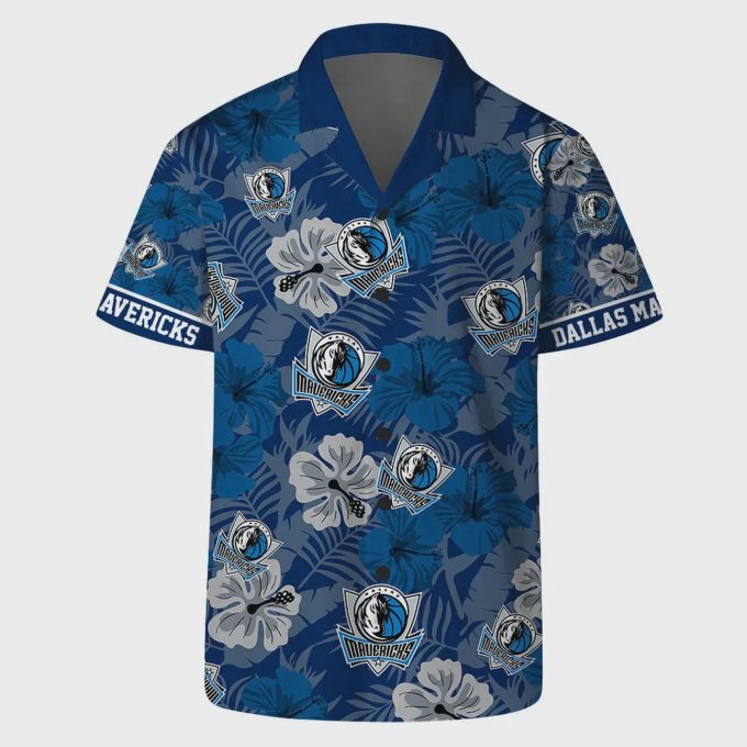 Dallas Mavericks Blue Floral Hawaiian Shirt – Aloha Style – Limited Edition