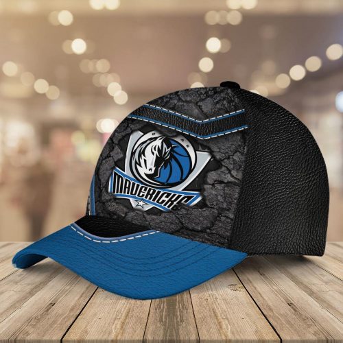 Dallas Mavericks Classic Cap, Leather Cap Gift for Men Dad Father Gift for Men Women