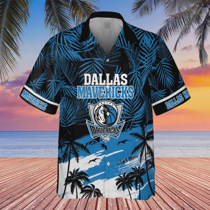 Dallas Mavericks Hawaiian Shirt: Beach Vibes Aloha Shirt for Ultimate Style