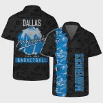 Dallas Mavericks Hawaiian Shirt: Palm Breeze Aloha Shirt – Stylish NBA Gear