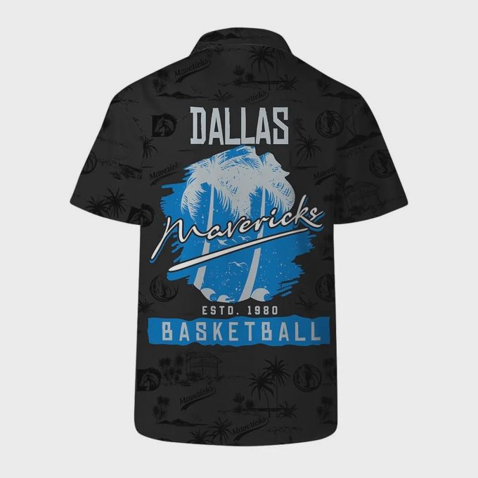 Dallas Mavericks Hawaiian Shirt: Palm Breeze Aloha Shirt – Stylish NBA Gear