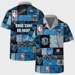 Dallas Mavericks Tropical Patchwork Hawaiian Shirt – Aloha Style for NBA Fans