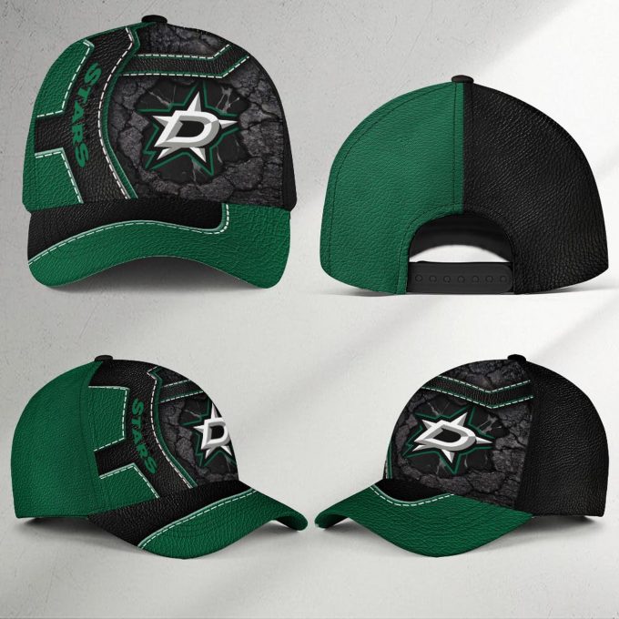 Dallas Stars Classic Cap, Leather Cap Gift for Men Dad Father Gift for Men Women