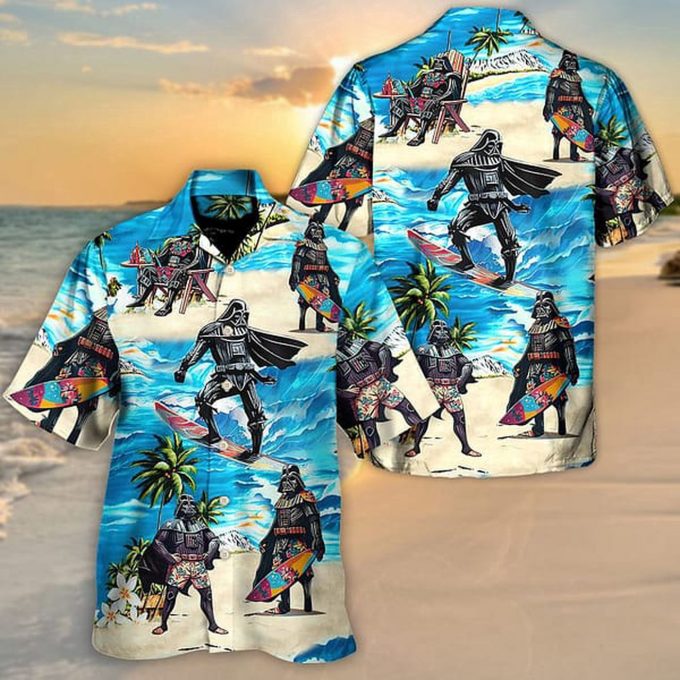 Darth Vader Star Wars Surfing – Hawaiian Shirt For Men, Women, Kids
