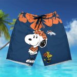 Denver Broncos Snoopy 3D Button Hawaiian Summer Shirt Gift for Men