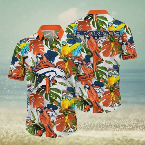 Denver Broncos NFL Flower Summer Hawaiian Shirt Gift for Men and Women