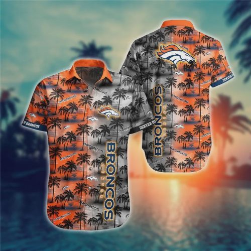 Denver Broncos NFL Mix Color Hawaiian Shirt Gift for Men and Women