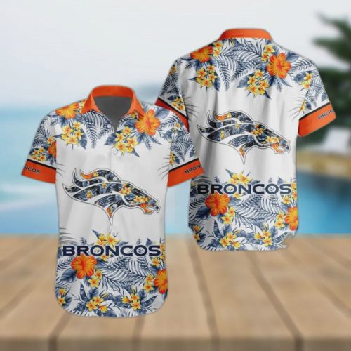Denver Broncos NFL Special Floral Tropical Team Hawaiian Shirt Gift for Men and Women