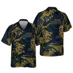 Denver Nuggets 3D Button 3D Button Hawaiian Shirt Gift for Men Dad Father Gift for Men Dad Father V31