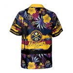 Denver Nuggets 3D Button 3D Button Hawaiian Shirt Gift for Men Dad Father Gift for Men Dad Father V53