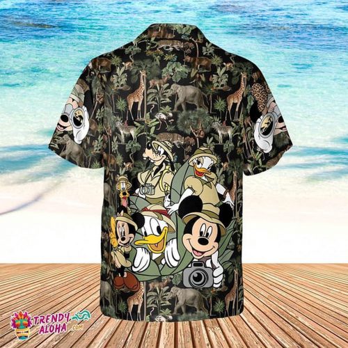 Vintage Disney Animal Kingdom Hawaiian Shirt – Mickey Safari Trip & Safari Mode