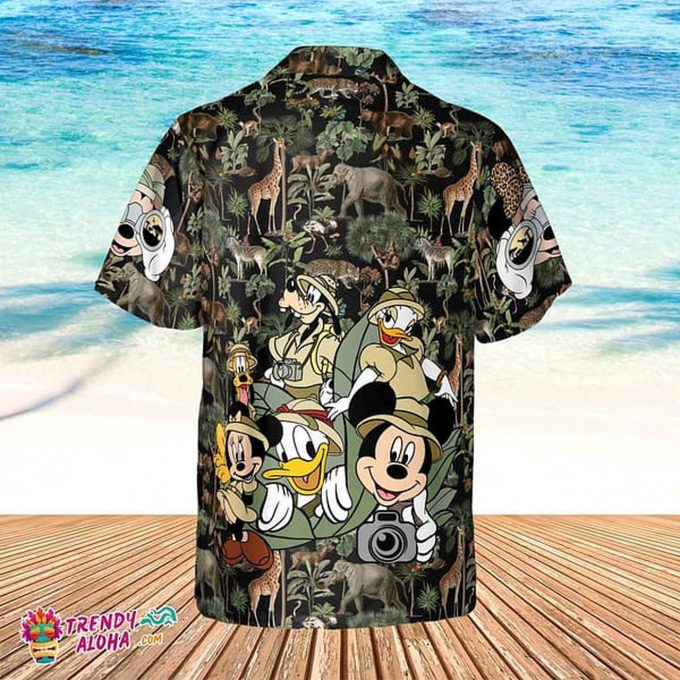 Vintage Disney Animal Kingdom Hawaiian Shirt – Mickey Safari Trip & Safari Mode