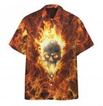 Flaming Skull Find Your Fire Hawaiian Shirt For Men Women Summer Holiday Gift Idea