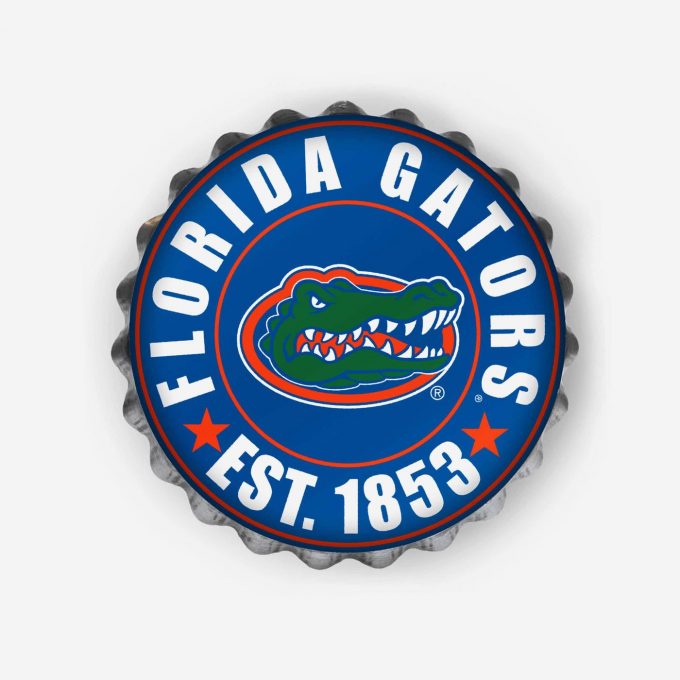 Florida Gators Bottle Cap Wall Sign Gift for Men Women Gift for Men Women