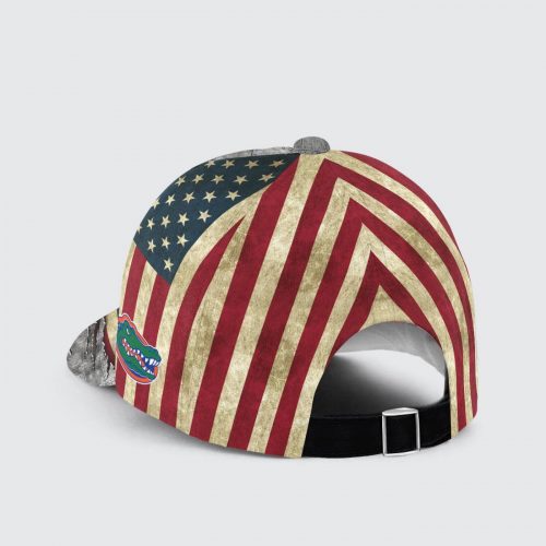 Florida Gators Vintage American Flag Royalty Baseball Classic Cap Men Hat Gift for Men Women Gift for Men Women