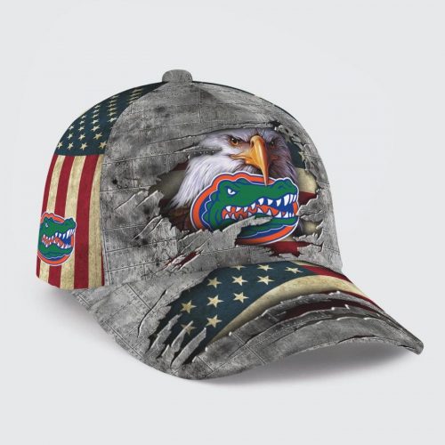 Florida Gators Vintage American Flag Royalty Baseball Classic Cap Men Hat Gift for Men Women Gift for Men Women