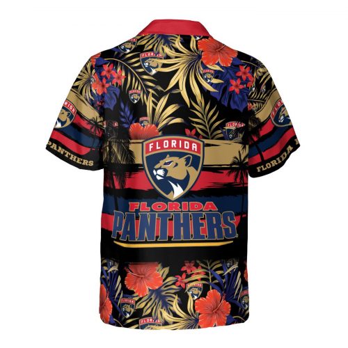 Florida Panthers 2023 AOP 3D Button 3D Button Hawaiian Shirt Gift for Men Dad Father Gift for Men Dad Father V2