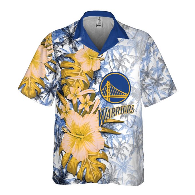 Golden State Warriors 3D Button 3D Button Hawaiian Shirt Gift for Men Dad Father Gift for Men Dad Father SH2