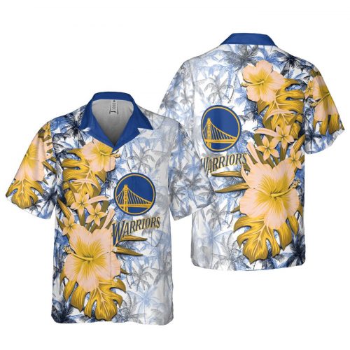 Golden State Warriors 3D Button 3D Button Hawaiian Shirt Gift for Men Dad Father Gift for Men Dad Father SH2
