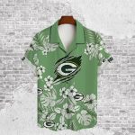 Green Bay Packers 2023 AOP 3D Button 3D Button Hawaiian Shirt Gift for Men Dad Father Gift for Men Dad Father V27