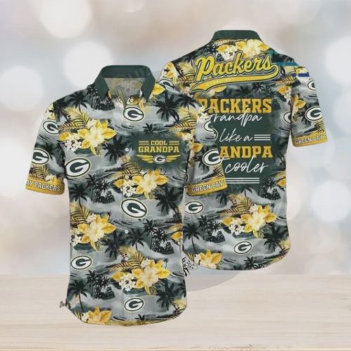 Green Bay Packers NFL Grandparent Beach Hawaiian Shirt Gift for Men and Women