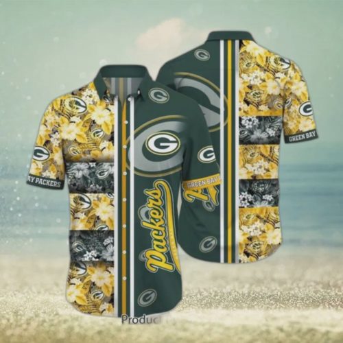 Green Bay Packers NFL Graphic Tropical Hawaiian Shirt Gift for Men and Women