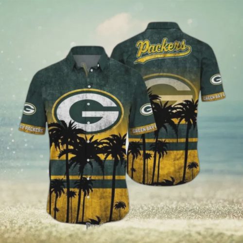 Green Bay Packers NFL Pattern Graphic Hawaiian Shirt Gift for Men and Women