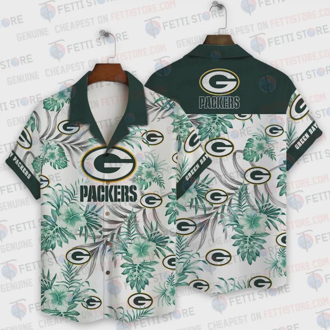 Green Bay Packers NFL Pattern Hawaiian Shirt Gift for Men and Women