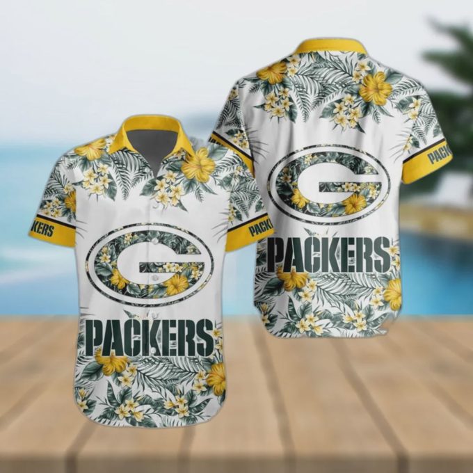 Green Bay Packers NFL Special Floral Tropical Team Hawaiian Shirt Gift for Men and Women