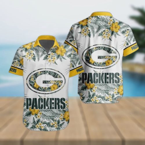 Green Bay Packers NFL Special Floral Tropical Team Hawaiian Shirt Gift for Men and Women