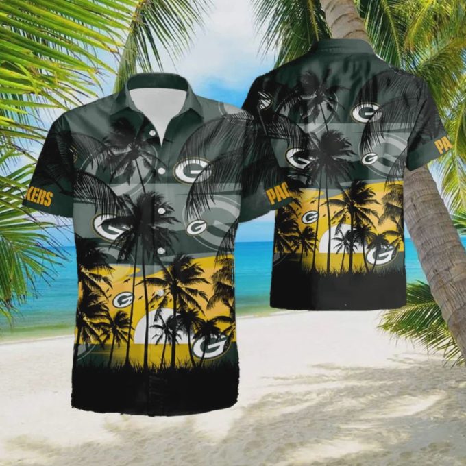 Green Bay Packers NFL Tropical Hawaiian Shirt Gift for Men and Women