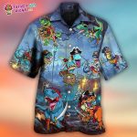 Halloween Pirate Dinosaur Scary Hawaiian Shirt – Trendy Aloha