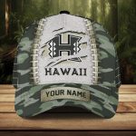 Hawaii Rainbow Warriors Camo Hunting Classic Cap