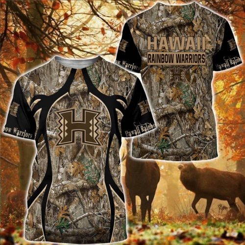 Hawaii Rainbow Warriors Camo Hunting T-Shirt, Hoodie, Sweatshirt, Zipper