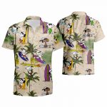 Hawaii Shirt Snoopy Surfing 3D Button Hawaiian Shirt Gift for Men Dad Father-ZX10185 2023 summer shirt