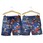 Hawaii Shirt Snoopy Vintage Cotton Mens 3D Button Hawaiian Shirt Gift for Men Dad Father